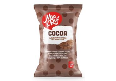Valgomieji ledai MIO&RIO, kakavos skonio, 65 g