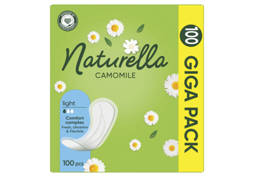 Higieniniai įklotai NATURELLA Camomile Light, 100 vnt.