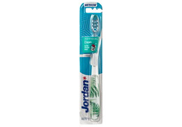 Dantų šepetėlis JORDAN INDIVIDUAL CLEAN MEDIUM, 1 vnt.