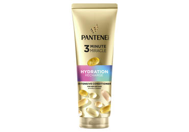 Intensyvus plaukų kondicionierius PANTENE Hydration Recharge Active Nutri-Plex, 3 minutes miracles,