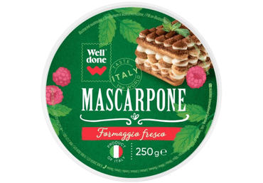Маскарпоне WELL DONE, 80% жира, 250 г
