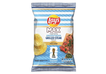 Картофельные чипсы LAY'S MAX ARGENTINIAN GRILLED STEAK, 120 г