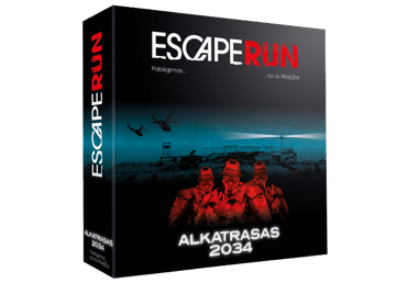 Stalo žaidimas ESCAPE RUN ALCATRAZ, 1 vnt.