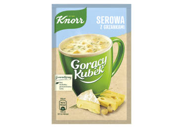 Sūrio sriuba su skrebučiais KNORR, 22 g