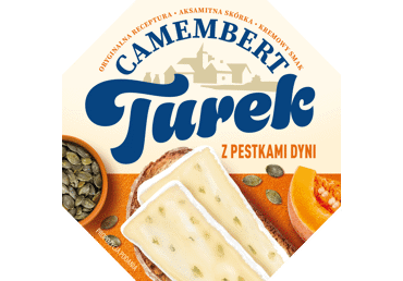 Pel. sūris su skrud. moliūgų sėklomis TUREK CAMEMBERT, 60 %, 120 g