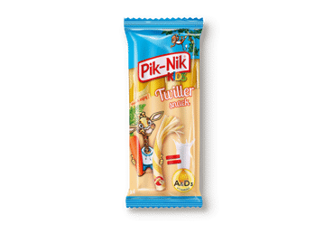 Plėšom. sūrio lazdelės PIK-NIK KIDS TWILLER, 40% rieb. s. m., 80 g