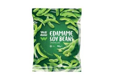 Edamame pupelės, nelukštentos WELL DONE, 400 g