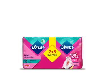 Higieniniai paketai LIBRESSE ULTRA LONG, 16 vnt.