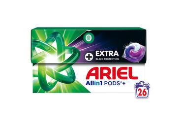 Skalbimo kapsulės ARIEL Black, 26 skalb.
