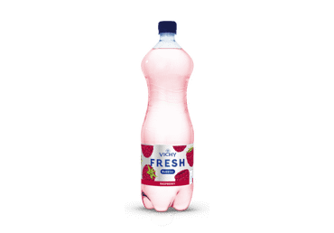 Carbonated refreshing raspberry flavor drink NORVIL, 1.5 l