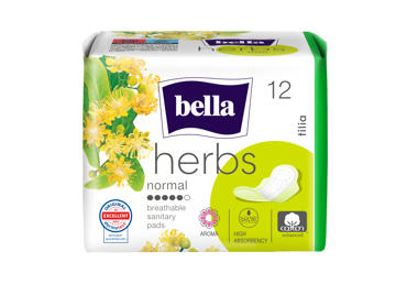 Higieniniai paketai BELLA HERBS TILIA, 12 vnt.
