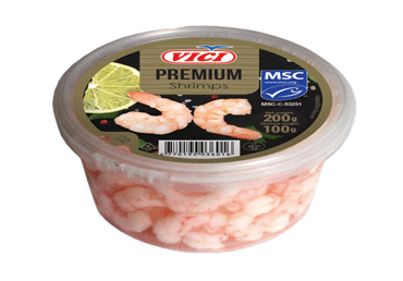 Northern shrimp in brine VIČI with sweetener, 200 g
