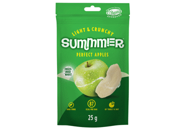Šaltyje džiovinti obuoliai SUMMMER, 25 g