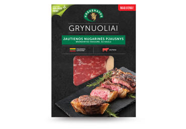 Brandinta jautienos nugarinė su kaulu GRYNUOLIAI, 260 g
