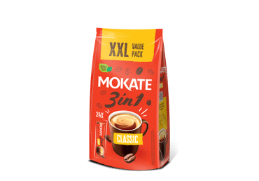 Instant coffee drink MOKATE 3IN1 CLASSIC, 408 g