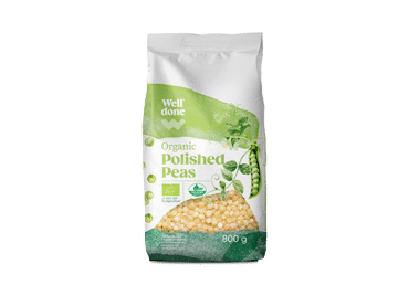 Organic Split Peas WELL DONE, 800 g