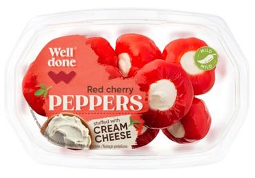 Vyšninės paprikos su sūriu WELL DONE, 49 % rieb., 150 g