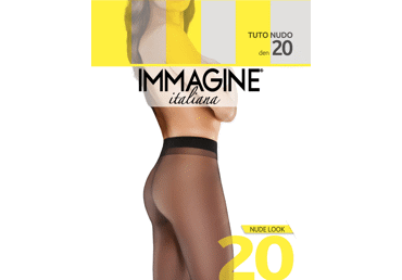 Moterišk. pėdkelnės IMMAGINE TUTO NUDO NATURE, 20 den., 3 d., 1 vnt.