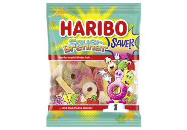 Guminukai HARIBO SAUER BRENNER, 160 g