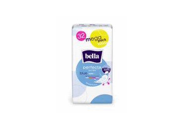 Higieniniai paketai BELLA PER.ULT.BLUE MEGA P., 32 vnt.