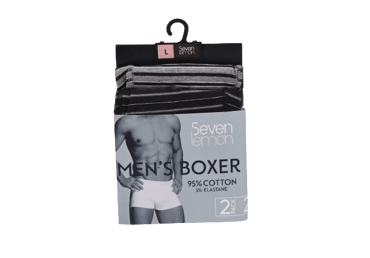 Vyriškos boksikės SEVEN LEMON, XXL dydis, 2 vnt., 2 vnt.
