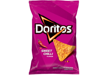 Кукурузные чипсы DORITOS, сладкий острый перец вкус, 90 г