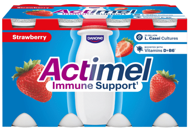Fermented yogurt drink ACTIMEL, strawberry flavor, 1.5% fat, 8x100g, 800 g