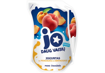 Jogurtas JO su persikais ir abrikosais, 2,4 % rieb., 900 g