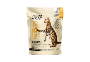 Sausas kačių ėdalas PRIMACAT ster. katėms, 400 g, 400 g