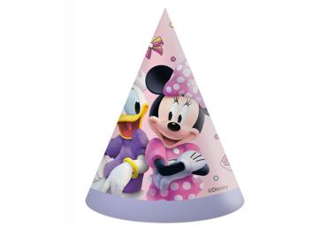 Vakarėlio kepuraitės MINNIE JUNIOR, 6 vnt.
