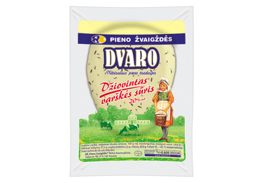 Džiovintas DVARO varškės sūris, 20 % rieb., 1 kg