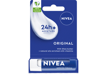 NIVEA ORIGINAL puoselėjamasis lūpų balzamas, 4,8 g