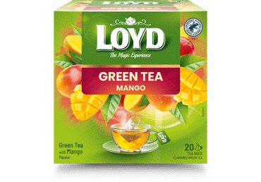 Žalioji arbata LOYD, mangų skonio, 30 g