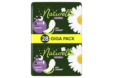 Гигиенические прокладки NATURELLA Ultra Night, S4, 28 шт.