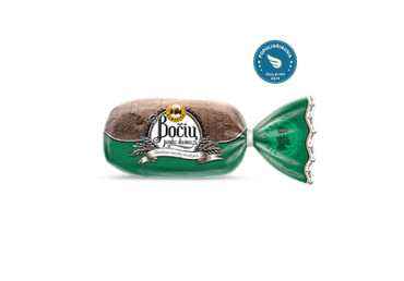 Juoda raikyta BOČIŲ duona, 800 g