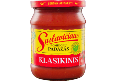 Classic SUSLAVIČIAUS tomato sauce, 500 g