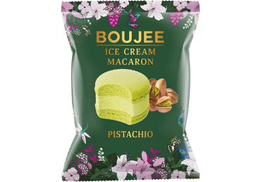 Ledai-makarunai BOUJEE, pistacijų skonio, 60 g, 60 g