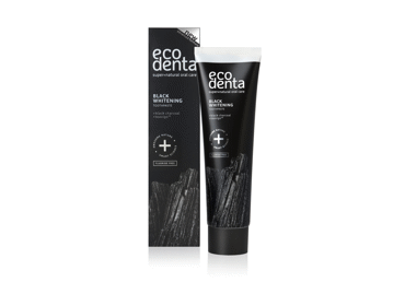 ECODENTA juoda balinamoji dantų pasta su juodąją anglimi 100 ml