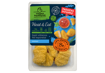 Kepti vištienos filė kepsneliai su padažu HEAT & EAT, 290 g