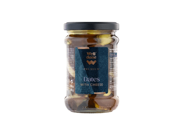 Šviežiu sūriu įdarytos datulės WELL DONE PREMIUM, 250 g