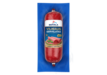Hot smoked VILNIAUS sausage, a. r., 280 g