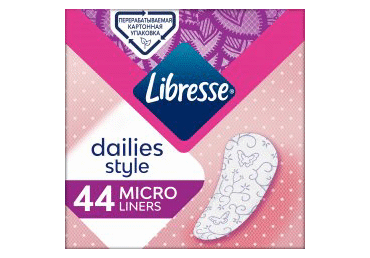 Higieniniai įklotai LIBRESSE MICRO, 44 vnt.