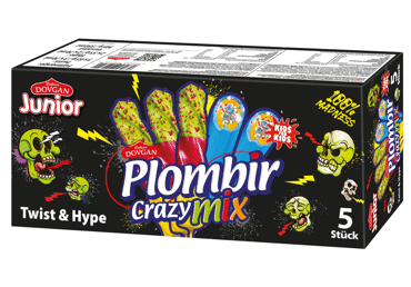 Valgomieji ledai CRAZY MIX, 5 vnt., 305 g