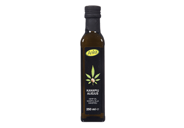 Nerafinuotas kanapių aliejus ANIRA, 250 ml