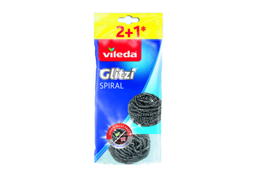 Spiraliniai šveitikliai VILEDA GLITZI INOX, 2 vnt.