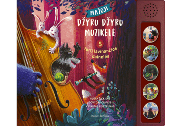 Knyga MAŽOJI DŽYRU DŽYRU MUZIKĖLĖ. 5 TARTĮ LAVINANČIOS DAIN., 1 vnt.