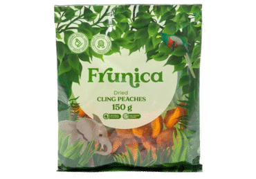 Džiovintos persiko puselės FRUNICA, 150 g