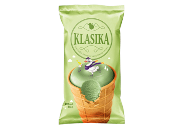 Valgomieji ledai KLASIKA, kriaušių skonio, 85 g