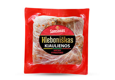 Boiled KLEBONIŠKAS pork roll, 1 kg