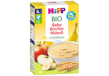 Organic BIRCHER flakes HIPP (from 6 months), 250 ml